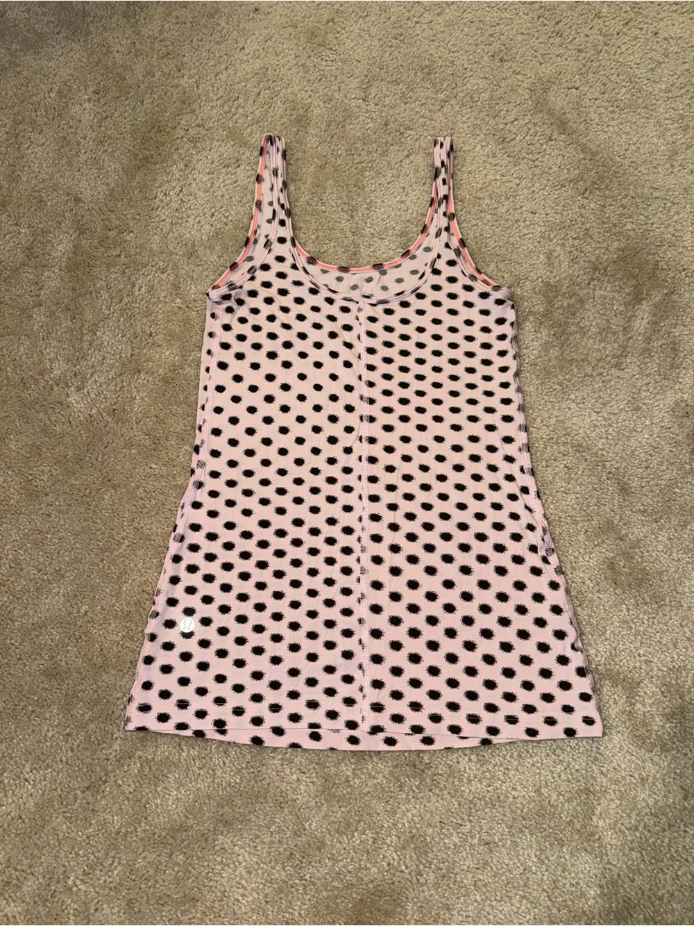 Lululemon Daily Tank *Vitasea High Noon Dot Blush Quartz / Black - Picture 7 of 8